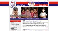 Desktop Screenshot of himatgaurifoundation.org